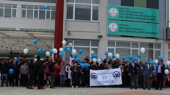Anadolu Ajansının Kuruluşunun 97. Yıldönümü Dolayısıyla Balon Uçurma Etkinliği Düzenlendi.