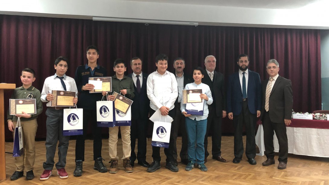 Lüleburgaz İmam Hatip Ortaokulunda "Genç Sada  Kuran-ı Kerimi Güzel Okuma Yarışması ve Genç Bilaller (Ezan Okuma Yarışması) İmam Hatip Okulları Arası İl Yarışması" düzenlendi.