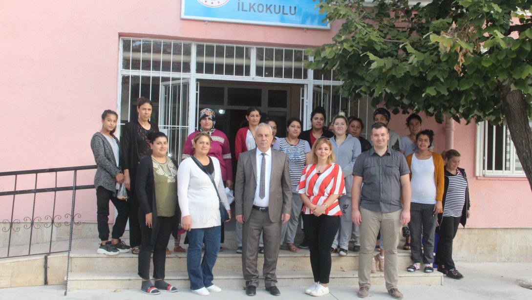  İl Milli Eğitim Müdür V. Hüseyin KALKAN, Kırkşehitler İlkokulu'nu ziyaret etti.
