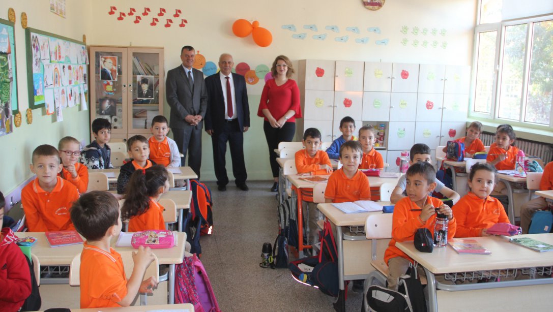  İl Milli Eğitim Müdür V. Hüseyin KALKAN, Ziya Gökalp İlkokulu ziyaret etti.