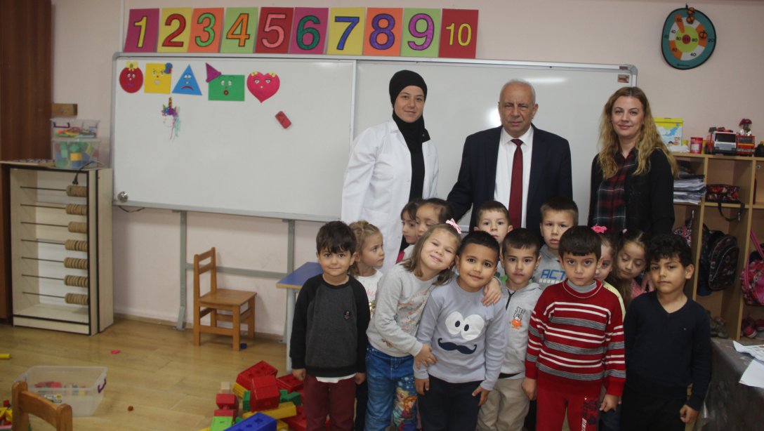 İl Milli Eğitim Müdür V. Hüseyin KALKAN, Gaziosmanpaşa İlkokulu ve Ahmet Yener İlkokulu'nu ziyaret etti.