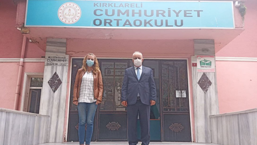 İl Milli Eğitim Müdürümüz Hüseyin KALKAN Cumhuriyet Ortaokulu' nu Ziyaret Etti.