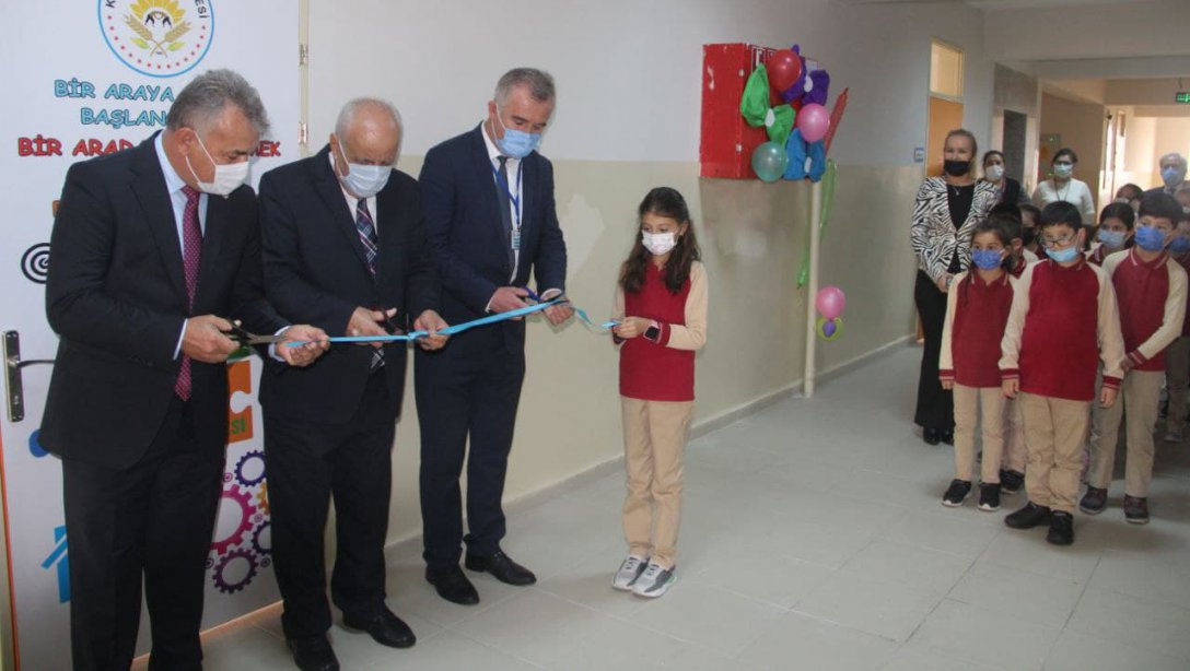İl Milli Eğitim Müdürümüz Hüseyin KALKAN, Kavaklı Atatürk İlkokulu'nda Atölye Açılışına Katıldı.