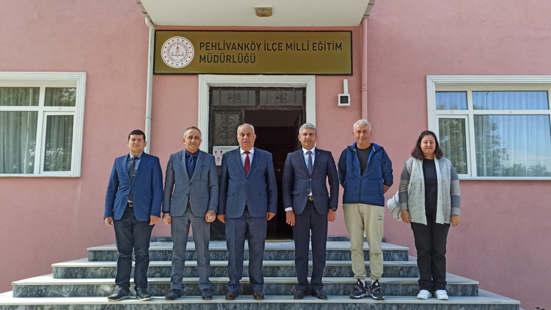 İl Milli Eğitim Müdürü Hüseyin KALKAN, Pehlivanköy İlçemizdeki Okulları Ziyaret Etti.