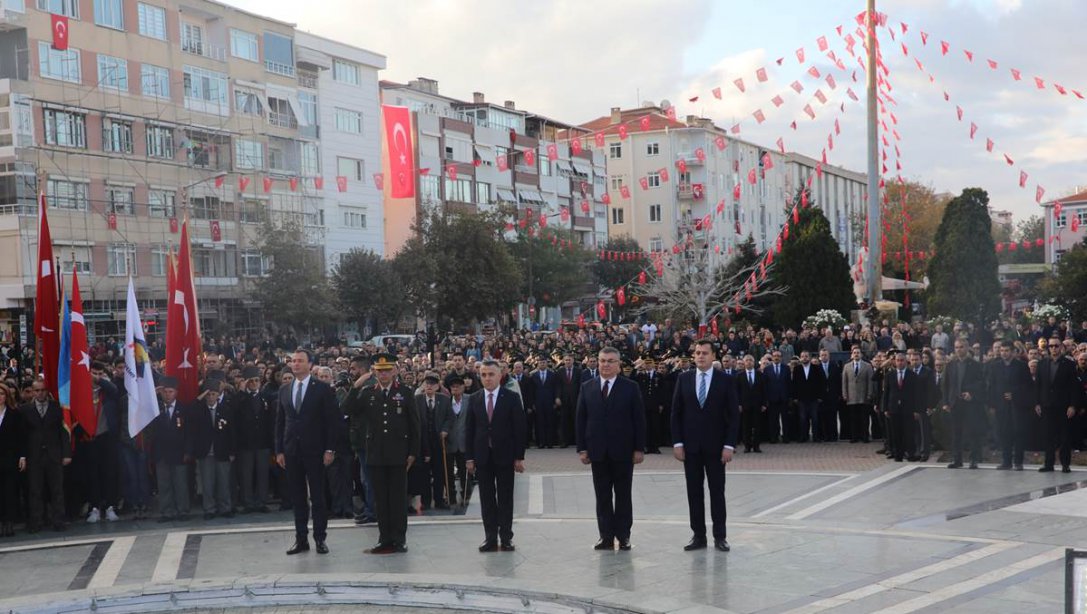 Büyük Önder Mustafa Kemal ATATÜRK, Ebediyete İntikalinin 80.Yılında Törenlerle Anıldı.