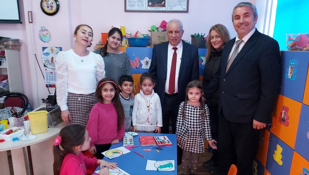 İl Milli Eğitim Müdür V. Hüseyin KALKAN, Mustafa Dalcalı İlkokulu'nu Ziyaret Etti.