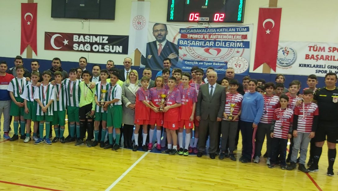 İl Milli Eğitim Müdür V. Hüseyin KALKAN, Kırklareli Yıldızlar Futsal Finaline Katıldı.