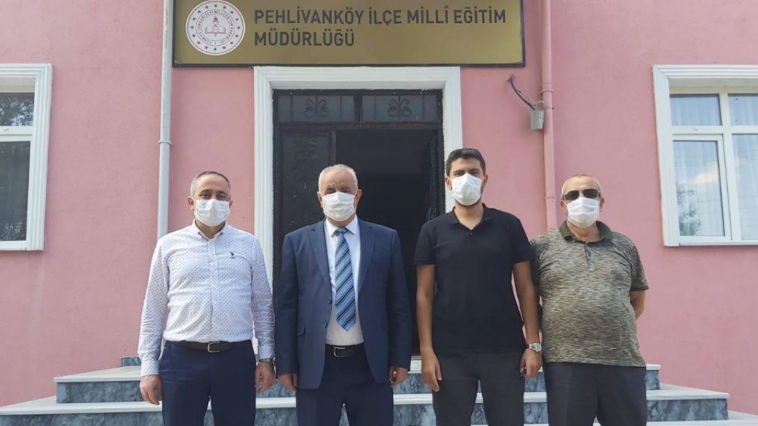 İl Milli Eğitim Müdürü Hüseyin KALKAN, 24/09/2020 tarihinde Pehlivanköy İlçesini ziyaret etti.