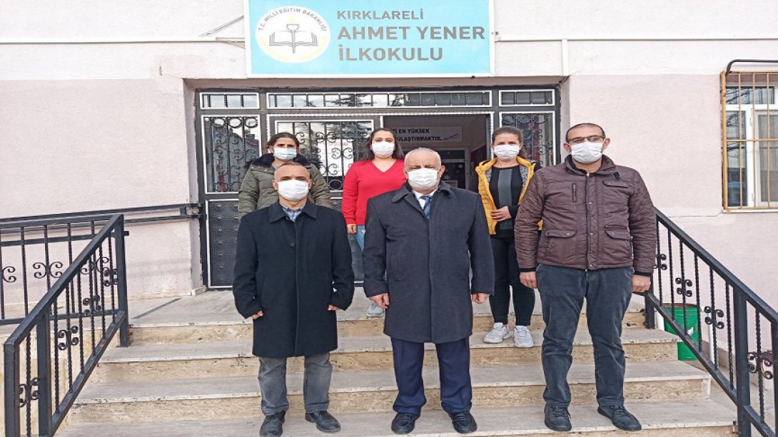 İl Milli Eğitim Müdürümüz Hüseyin KALKAN Ahmet Yener İlkokulunu Ziyaret etti