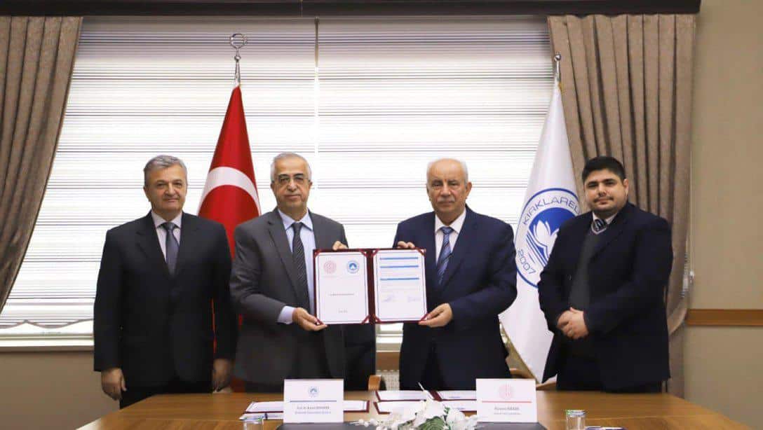 Kırklareli Üniversitesi ile İl Milli Eğitim Müdürlüğü Arasında İş Birliği Protokolü İmzalandı.