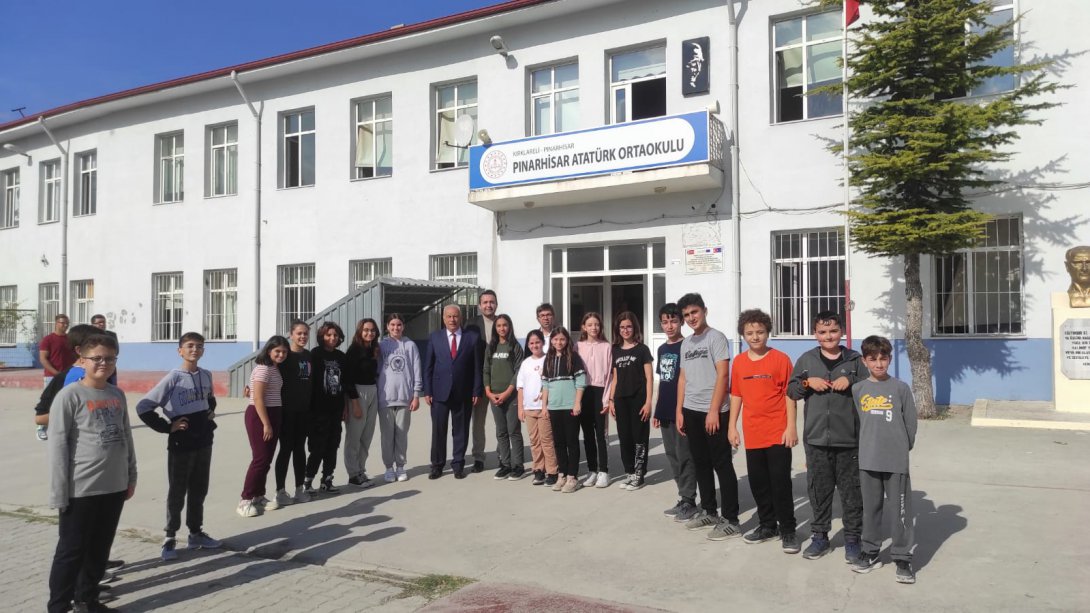 İl Milli Eğitim Müdürü Hüseyin KALKAN, Pınarhisar İlçemizdeki Okulları Ziyaret Etti.